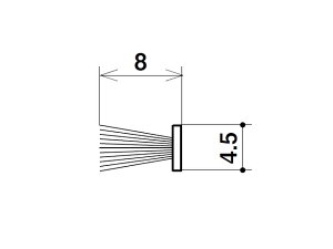 wA 4.5×8.0 OA~ 3K0842