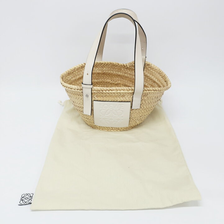楽天市場】【天白】【LOEWE】ロエベ バスケットバッグ スモール かご