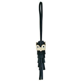 【名古屋】【HERMES】エルメス シュエット バッグチャーム フクロウ ブラック グリミスティ クレ K刻印 2025年 レザー 小物 美品【中古】