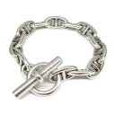 【名古屋】【HERMES】エルメス シェーヌダンクル GM 13コマ ブレスレット H101672B 2019年製造 Ag925 シルバー ジュエ…