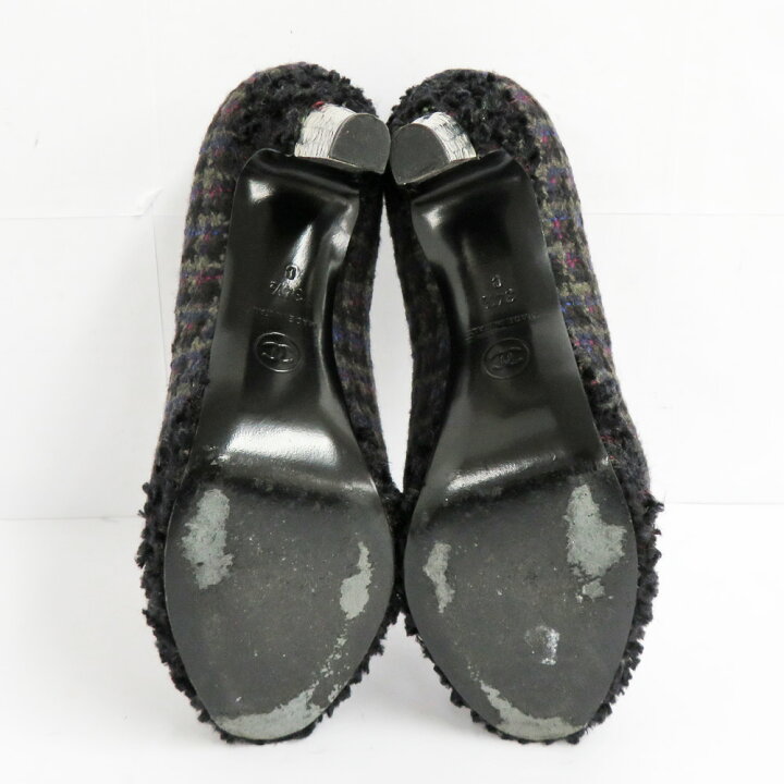 楽天市場】【名古屋】【CHANEL】シャネル パンプス ツイード G27495 