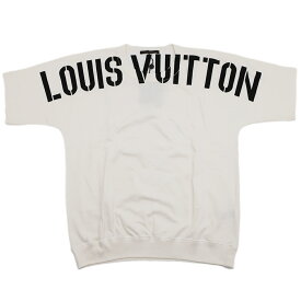 【天白】【LOUIS VUITTON】ルイヴィトン フラグメント ロゴ Tシャツ RM172M JIU HDY32W オフ ホワイト サイズ XXL メンズ アパレル 服 男 女 ファッション【中古】