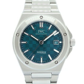 【天白】【IWC】インターナショナルウォッチカンパニー インヂュニア オートマティック 40mm IW328903 グリーン アクア メンズ 腕時計【新品】【未使用】【中古】