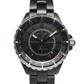 【名古屋】【CHANEL】シャネル J12 GMT 41MM H3101 マットブラック セラミック 自動巻 メンズ腕時計【中古】