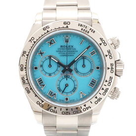 【天白】【ROLEX】ロレックス デイトナ 116509 ターコイズ ブルー K18WG クロノグラフ 自動巻 メンズ 腕時計【中古】