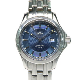 【名古屋】【OMEGA】オメガ シーマスター 120m 2571.81 SS ブルー クォーツ レディース腕時計【中古】