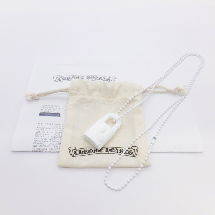 楽天市場】【天白】【CHROME HEARTS】クロムハーツ ラバー ネックレス  