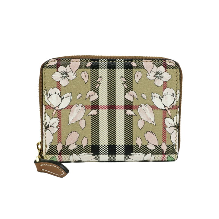 バーバリー BURBERRY TBモノグラム コインケース 財布 PVCコーティング  