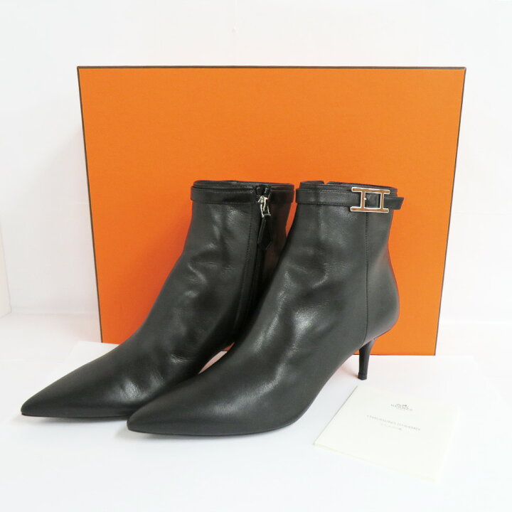 楽天市場】【名古屋】【HERMES】エルメス ブランシュ ショートブーツ 