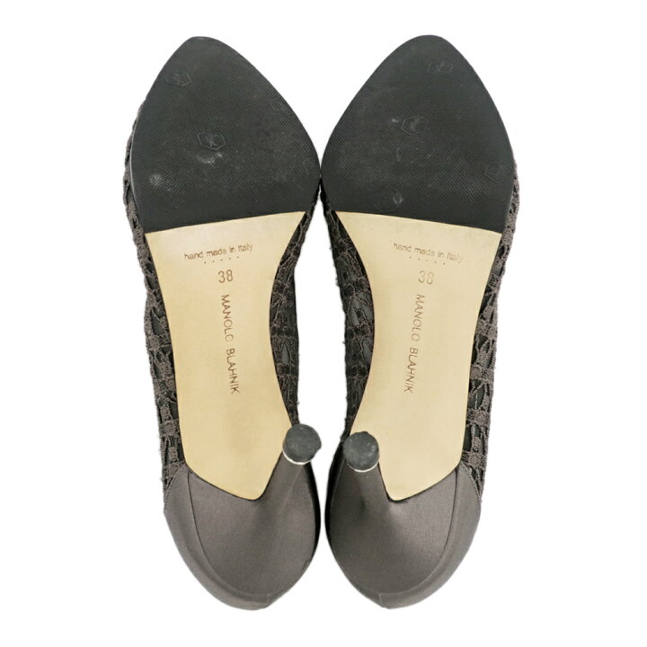 楽天市場】【名東】【MANOLO BLAHNIK】マノロ ブラニク ヒールパンプス 