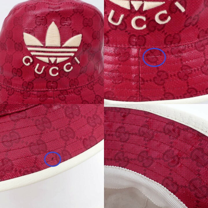 楽天市場】【SALE】【名東】【GUCCI】グッチXアディダス GG バケット 