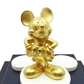 【最大3万円クーポン 6/4 20:00~】【栄】徳力 Disney ディズニー ミッキーマウス Mickey Mouse GOLD COLLECTION 約16g 木箱 純金 1000 置物 インテリア 美術品【中古】