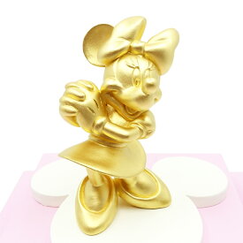 【最大3万円クーポン 6/4 20:00~】【栄】徳力 Disney ディズニー ミニーマウス Minnie Mouse GOLD COLLECTION 約16g 木箱 純金 1000 置物 インテリア 美術品【中古】