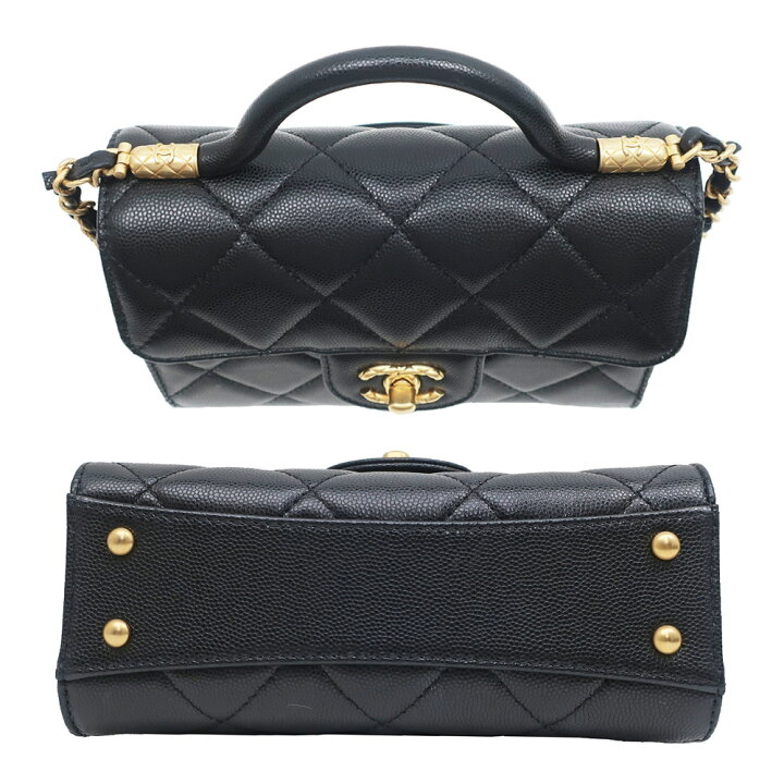 楽天市場】【名東】【CHANEL】シャネル トップハンドル ミニフラップ 