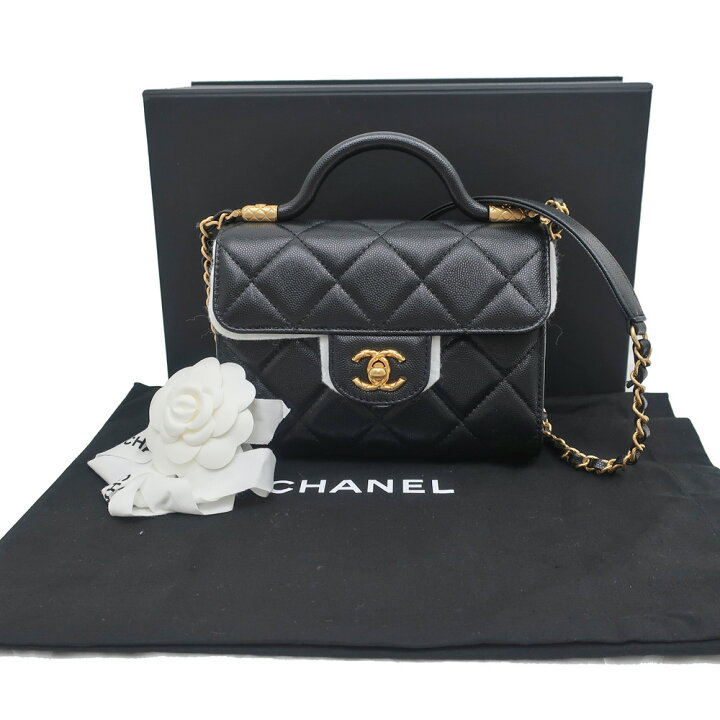 楽天市場】【名東】【CHANEL】シャネル トップハンドル ミニフラップ 