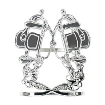 楽天市場】エルメス スカーフリング シルバーの通販 