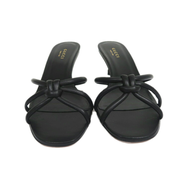 楽天市場】【名東】【GUCCI】グッチ サンダル バンブー 37 1/2 黒  