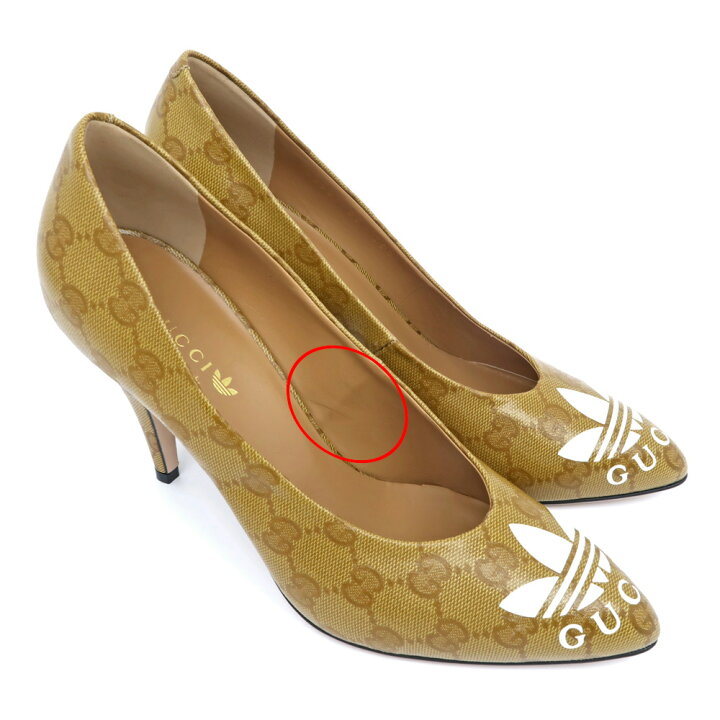 楽天市場】【名東】【GUCCI】グッチ アディダス コラボ パンプス GG 