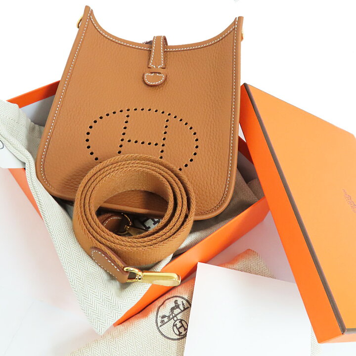 楽天市場】【名古屋】【HERMES】エルメス エブリンTPM 16 ゴールド