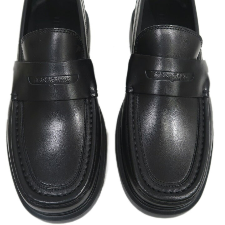 楽天市場】【名東】【FERRAGAMO】フェラガモ ローファー DONNY 8 1 