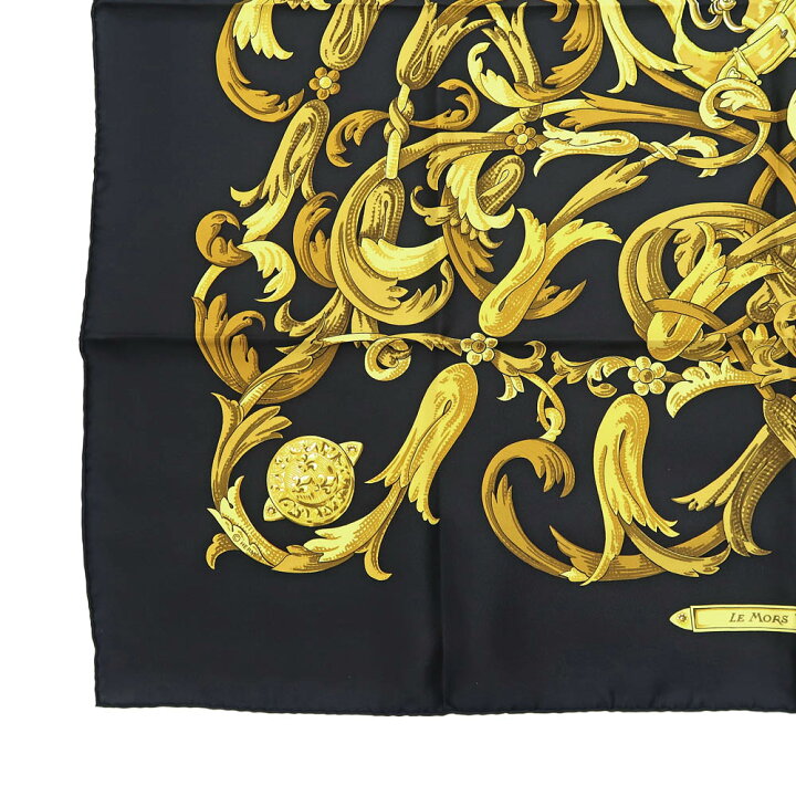 楽天市場】【名東】【HERMES】エルメス カレ 90 LE MORS A LA  