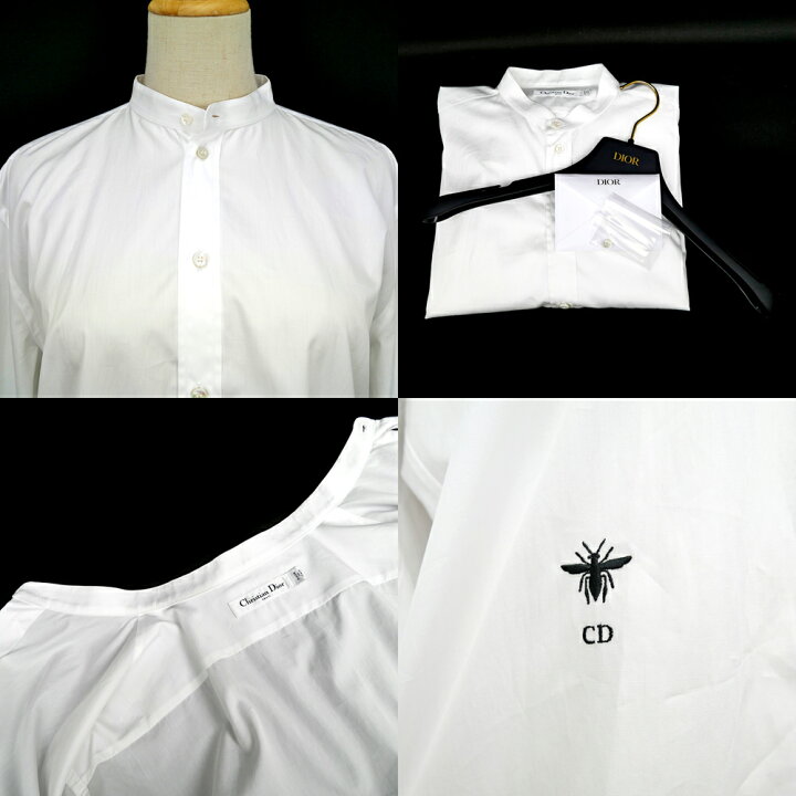 楽天市場】【名東】【CHRISTIAN DIOR】ディオール ブラウス ノーカラー  