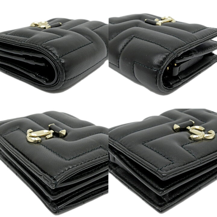 楽天市場】【名東】【JIMMY CHOO】ジミーチュウ 二つ折り財布 HANNE 