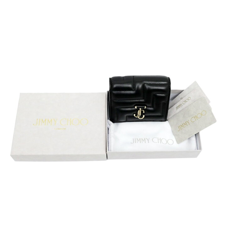 楽天市場】【名東】【JIMMY CHOO】ジミーチュウ 二つ折り財布 HANNE 