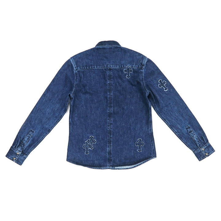 楽天市場】【名東】【CHROME HEARTS】クロムハーツ デニムシャツ 