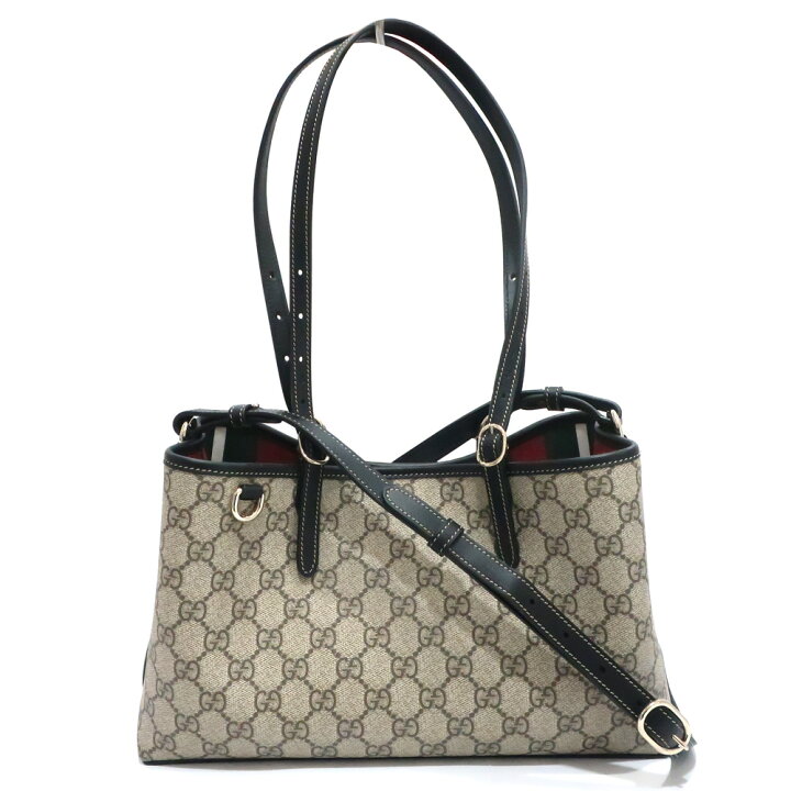 楽天市場】【栄】【GUCCI】グッチ スモール トートバッグ GGエンブレム 