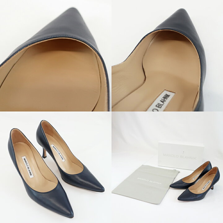 楽天市場】【天白】【MANOLO BLAHNIK】マノロブラニク ヒールパンプス 