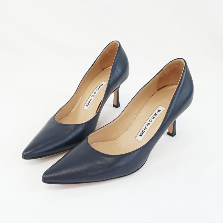 楽天市場】【天白】【MANOLO BLAHNIK】マノロブラニク ヒールパンプス 
