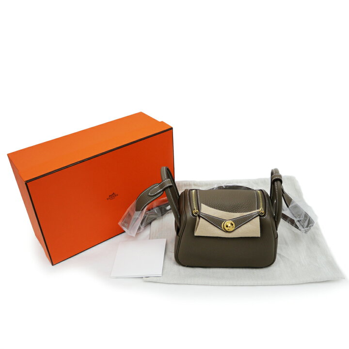 楽天市場】【名東】【HERMES】エルメス ミニリンディ エトゥープ 