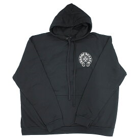 【天白】【CHROME HEARTS】クロムハーツ パーカー ホースシュー ラスベガス限定 スウェット サイズXXL ブラック 黒 コットン アパレル【新品】【未使用】【中古】