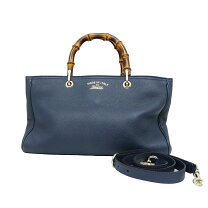 楽天市場】グッチ バンブー ネイビー バッグの通販 