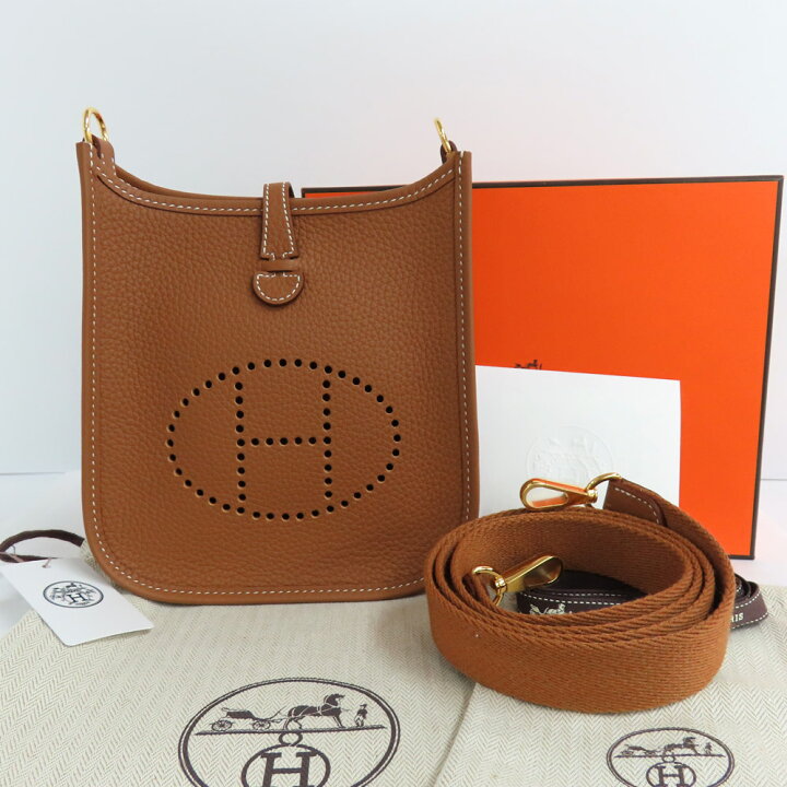 楽天市場】【名古屋】【HERMES】エルメス エブリンTPM 16 ゴールド 