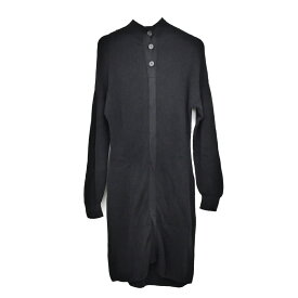 【名東】【HERMES】エルメス ニットワンピース 40サイズ ブラック 黒 長袖 レディース アパレル【中古】