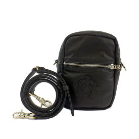 【最大3万円割引クーポン 12/1~】【天白】【CHROME HEARTS】クロムハーツ TAKA MINI タカミニ ショルダーバッグ セメタリークロスパッチ ブラック ダガージップ レザー バッグ 鞄 メンズ【新品】【未使用】【中古】