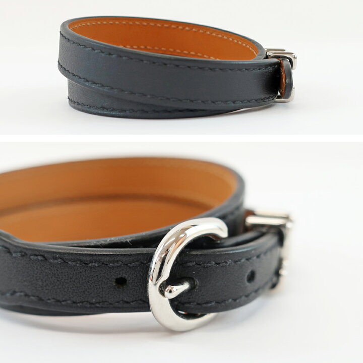 楽天市場】【天白】【HERMES】エルメス トレンチ レザーブレスレット 