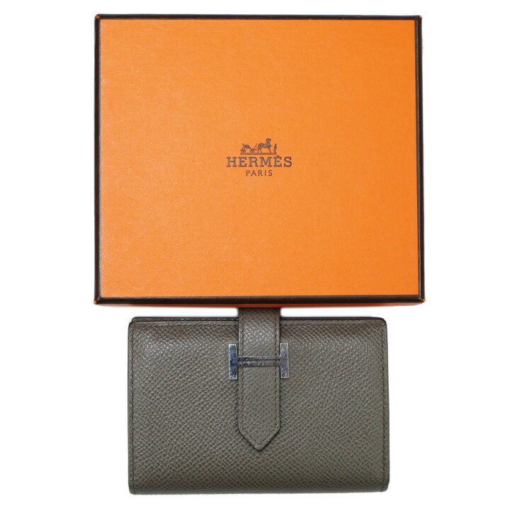楽天市場】【名東】【HERMES】エルメス ベアンミニ コンパクト財布 