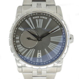 【栄】【ROGER DUBUIS】ロジェデュブイ エクスカリバー 42 DBEX0385 グレー 腕時計 SS 自動巻き メンズ【中古】