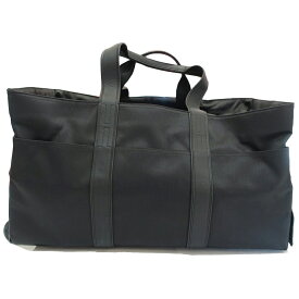 【最大3万円割引クーポン 12/1~】【栄】【HERMES】エルメス アカプルコ キャリー ブラック シルバー金具 コットンツイル キャリーバッグ トラベルバッグ 2WAY メンズ 男性 保存袋【中古】