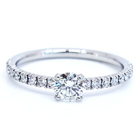 【最大6万円割引クーポン 3/12~】【栄】【CARTIER】カルティエ Pt950 エタンセル ダイヤモンド ソリテール リング 指輪 ジュエリー レディース ピンキー【仕上げ済】【中古】