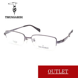 【度付きレンズ込み】アウトレット 53 TRUSSARDI トラサルディ outlet sale セール 眼鏡 めがね 伊達眼鏡