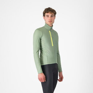 CASTELLI (�J�X�e��) 4523512 ENTRATA THERMAL JERSEY (�G���g���[�^�T�[�}���W���[�W) 354 GREEN PEPPER/ELECTRIC LIME
