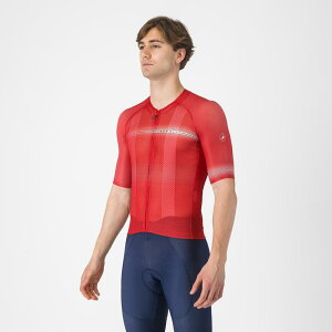 CASTELLI ( JXe ) 4525011 CLIMBER'S A/C JERSEY ( NC}[Y A/C W[W ) gbvX 023 RED/BLACK