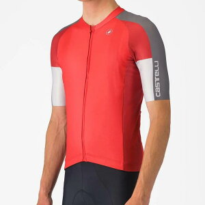 yT}[Z[2025zCASTELLI (JXe) 4525014 ENTRATA 6 JERSEY W[W 023RED/SMOKY GRAY-SILVER GRAY