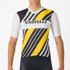 yT}[Z[2025zCASTELLI (JXe) 4525018 HERITAGE JERSEY I[EhW[W 101BLACK/WHITE-YELLOW