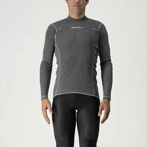  CASTELLI (JXe) 4514531 FLANDERS WARM LONG SLEEVE@t_[XEH[ OX[u Ci[ 008.GRAY