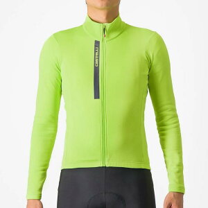 CASTELLI (JXe) 4523512 ENTRATA THERMAL JERSEY (Gg[^T[}W[W) 383ELECTRIC LIME/DARK GRAY